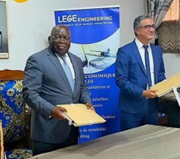 Signing of a new contract for technical supervision of construction work at the Port of Mongoumba in the Central African Republic