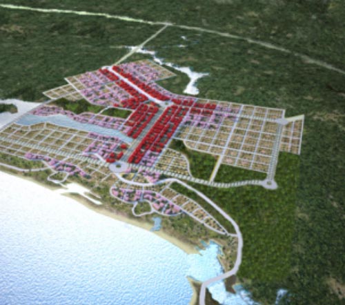Projet SCET-Tunisie, complexe industrialo-portuaire à Kribi