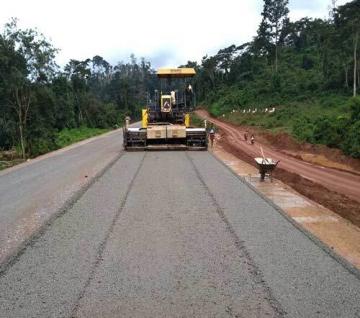 Projet SCET-Tunisie, Development and asphalting of the Blolequin - Toulepleu - Liberia border road (65km)